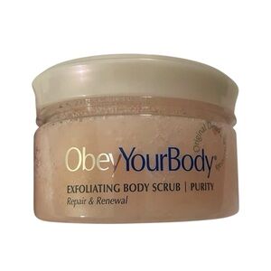 NEW Obey Your Body Dead Sea Mineral Exfoliating Body Scrub FactorySeal in Purity